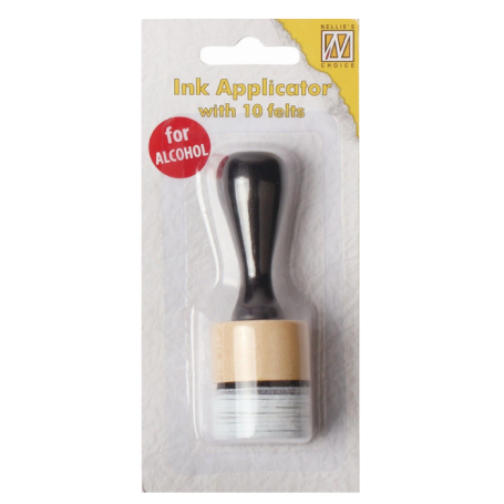 Nellie's Choice • Ink Applicator Round with Felts (1 App + 10 Felts)
