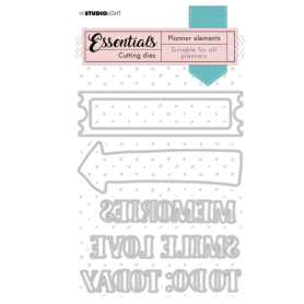 Studio Light Stanzschablone - Essentials Planner und Text