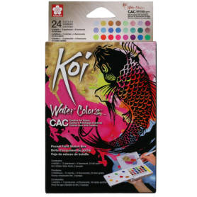 Sakura • Koi Aquarell Sketchbox 24 metallic Reflex Pearl
