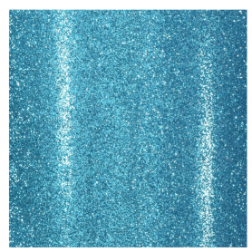 Florence • Selbstklebendes Glitzerpapier 270g 30,5x30,5cm Türkis 1x