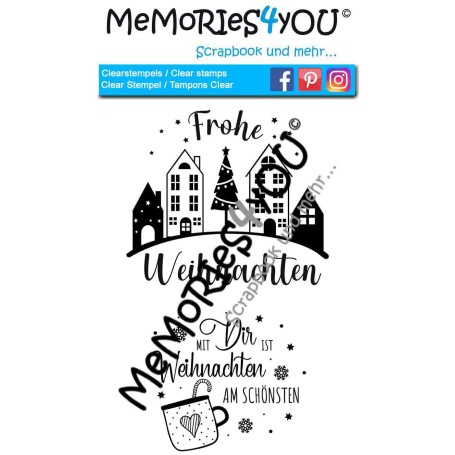 Memories4you Stempel (A6) "Weihnachten mit Dir"
