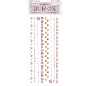Quiet Days Rub-On 8,33x2,36 Inch Cozy Borders