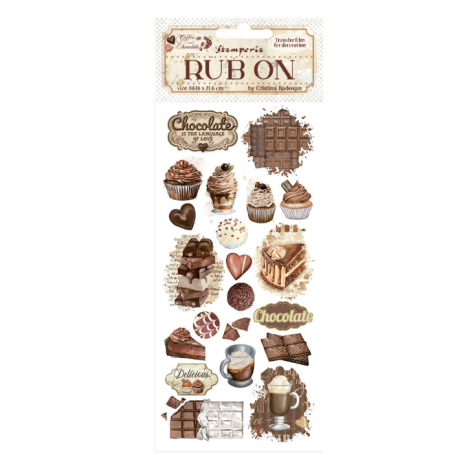 Rub-On 4x8,5 Inch Vintage Sweet Moments