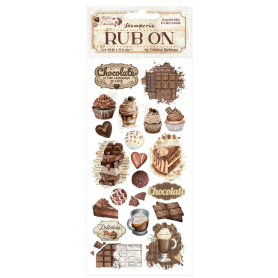 Rub-On 4x8,5 Inch Vintage Coffee Moments