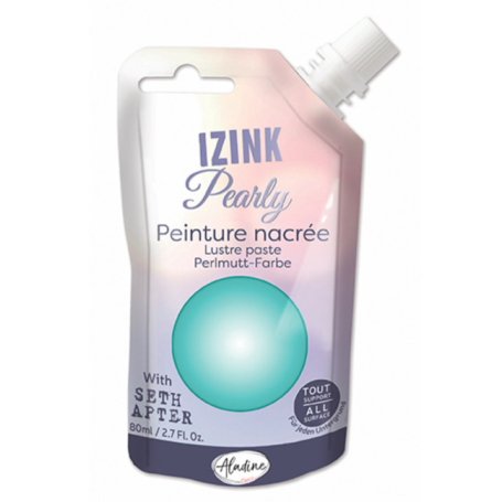 Aladine Izink Pearly Sky Green Lustre Paste (80ml)