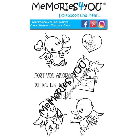 Memories4you Stempel (A6) "Amor"