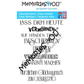 Memories4you Stempel (A7) "Geburtstag"