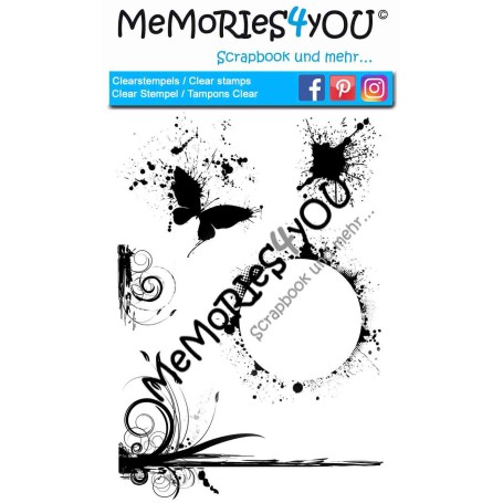 Memories4you A6 Stempel "Grunge mix"