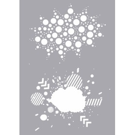 Memories4you Stencil (A5) "Grunge"