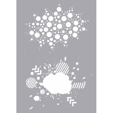 Memories4you Stencil (A5) "Grunge"