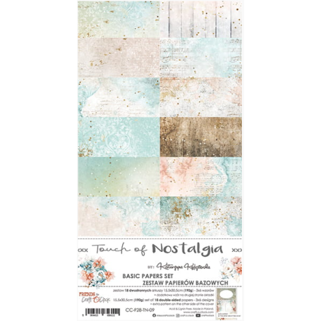 Basic Paper Set 6x12inch Touch Of Nostalgia