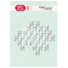 Craft & You - Stanzschablone - Cutting die - Snowy Background