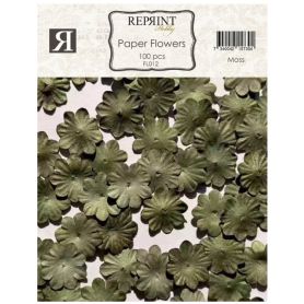 Reprint Paper Flowers Moss (100pcs)
