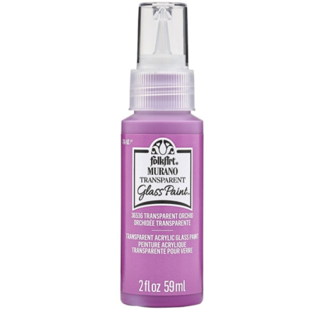 Murano Glass Paint Transparent Orchid 2 fl oz