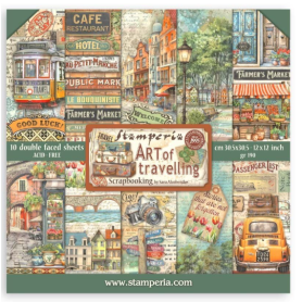 Art of Travelling 12x12 Inch Paper Pack