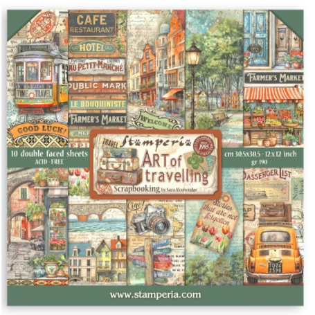 Art of Travelling 12x12 Inch Paper Pack