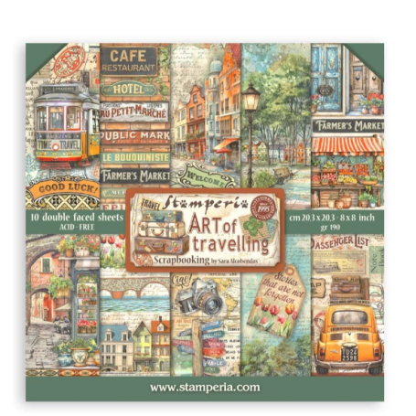 Art of Travelling 8x8 Inch Paper Pack