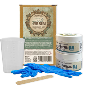 Quick Resin 1:1 bicomponent white (2x150ml)