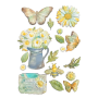 Daisy Art A5 Silicon Mould Daisy and Butterfly