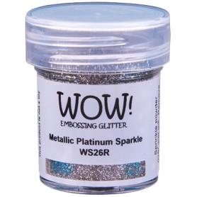 Wow Embossing - Metallic Platinum Sparkle
