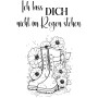 Memories4you Stempel (A7)  -  "Ich lass dich nicht im Regen stehen"