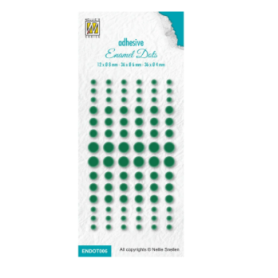 Nellie's Choice • Enamel Dots  Green