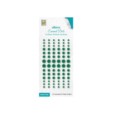 Nellie's Choice • Enamel Dots  Green
