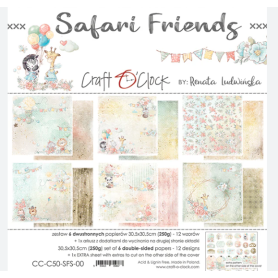 Craft O Clock 12x12 Safari Friends