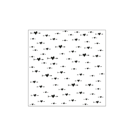 Mundart Stempel  • Stencil Pfeil Herzen