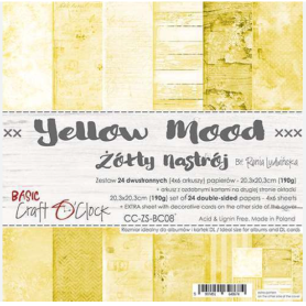 Craft O’Clock Paper Pack 30,5 x 30,5 cm, Yellow- Mood