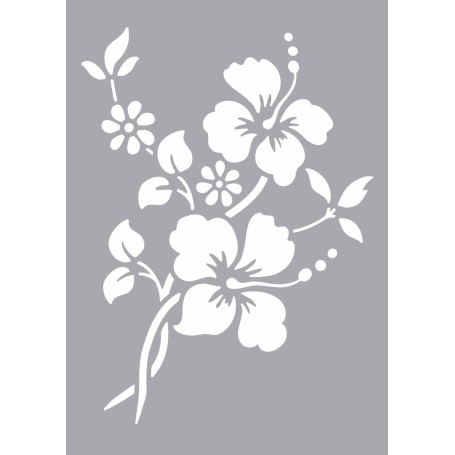 Memories4you Stencil (A6) "Blumenmotiv"