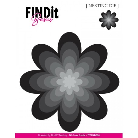 Find It Basics - Nesting Dies - Petal Flower