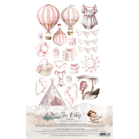 Extras to Cut Set 30,5x15 cm Baby Girl