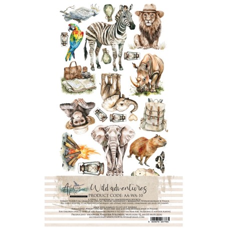 Extras to Cut Set 10 – 30,5x15 cm Wild Adventures