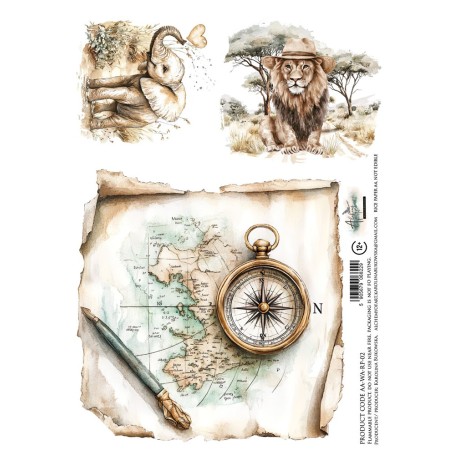 Rice paper 2, Wild Adventures A4