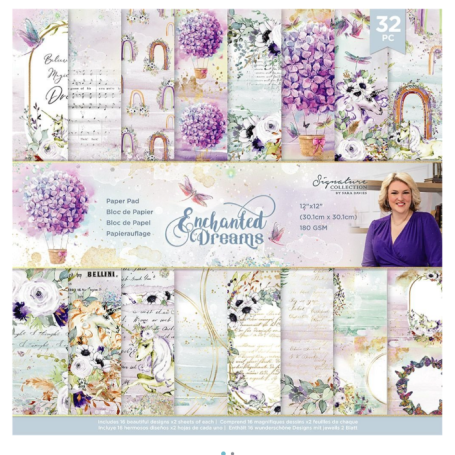 Enchanted Dreams 12x12 Inch Paper Pad (S-ED-PAD12)