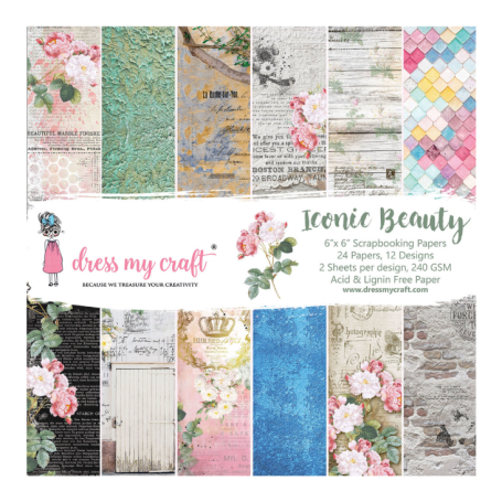 Iconic Beauty 6x6 Inch Paper Pad