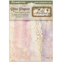 Stamperia  A6 Rice Paper Hintergründe All Around (8pcs)