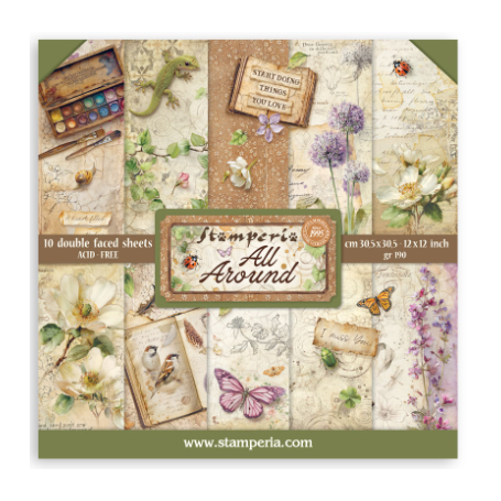 Stamperia All Around 12x12 Inch Paper Pack
