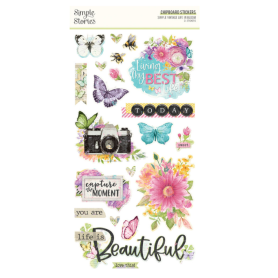 Simple Stories Simple Vintage Life in Bloom Chipboard Stickers