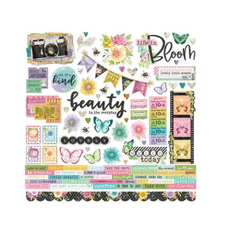 Simple Stories Simple Vintage Life in Bloom  Stickers