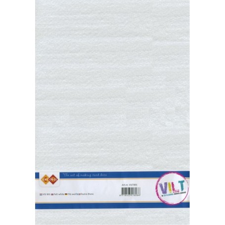 Filz- Card Deco - WEISS