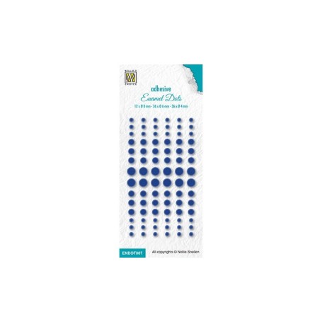 Nellie's Choice • Enamel Dots blau