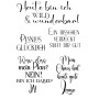 Memories4you A6 Stempel "witzige Sprüche"