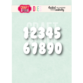 Craft & You - Stanzschablone - Cutting die - Zahlen