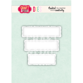 Craft & You - Stanzschablone - Cutting die -  Banners Old Frame
