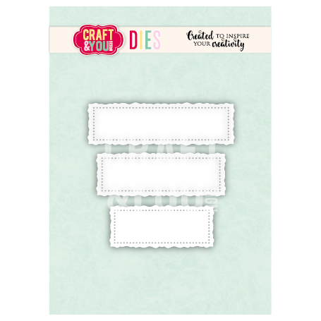 Craft & You - Stanzschablone - Cutting die -  Banners Old Frame