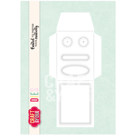 Craft & You Stanzschablone -  Envelope by Bea