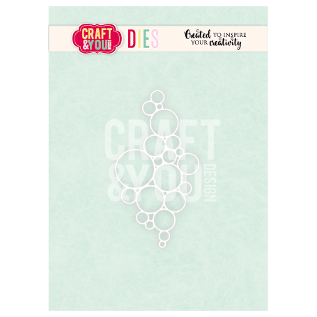 Craft & You Stanzschablone - Bubble Background