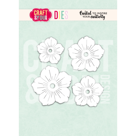 Craft & You - Stanzschablone - Cutting die - Garden flower 2 by Gosia